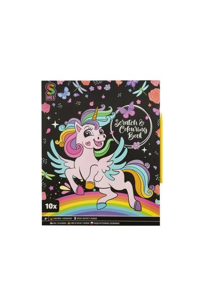 SART Set creativ de colorat si razuit, unicorn(Unicorn) Unicorn