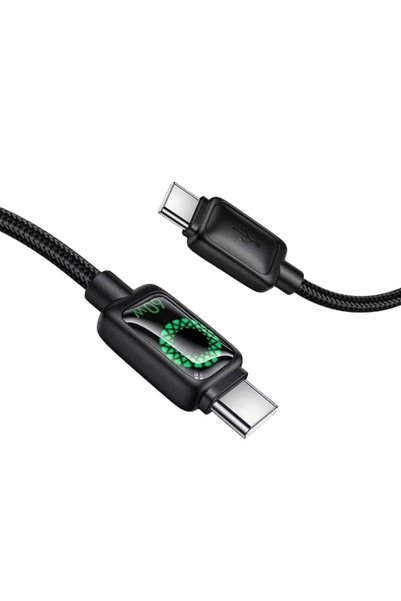 Hoco Καλώδιο δεδομένων και φόρτισης USB-C - USB-C U146, 60W, 1,2m, σε μαύρο χ...