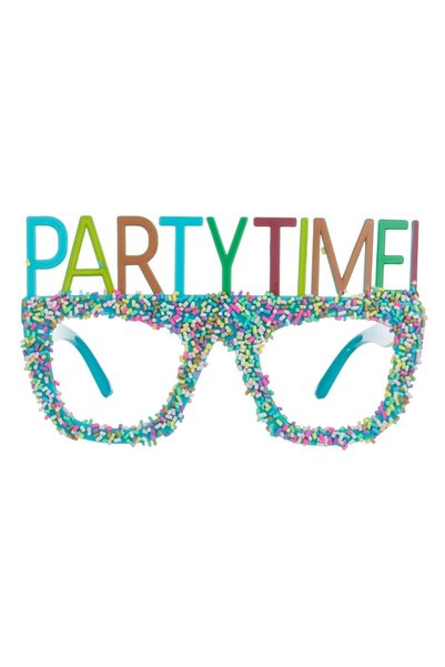 DD SHOP Ochelari de Petrecere "Party Time" cu Confetti Colorat 15.5cm
