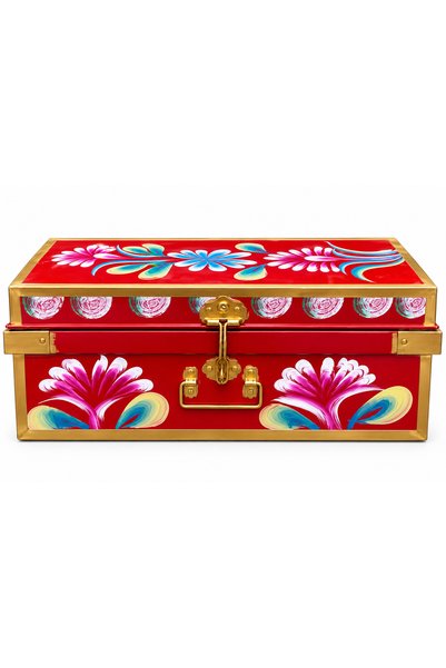 Generic Brand Decorative Traditional Box with Gold Frame – Multiple Colors