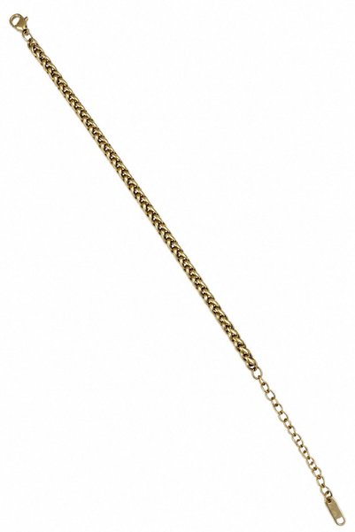 nesdesignn Steel Chain Bracelet (Gold, Thick)