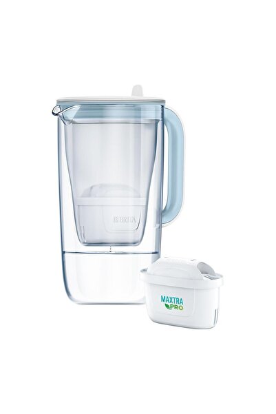 BRITA O carafă cu filtru de apă din sticlă One Maxtra PRO, 2,5 L (Albastru)