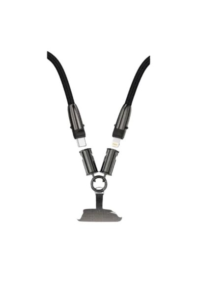 OEM Κρεμαστό καλώδιο φόρτισης PD/C-C 1.2m σε μαύρο χρώμα
