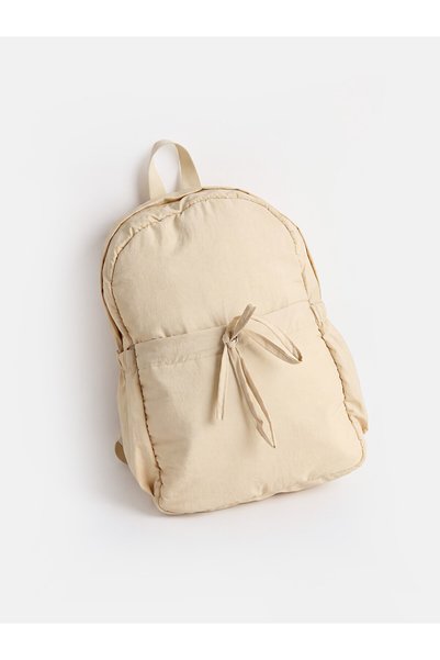 LC Waikiki Lcw Accessories Ecru Girls' Backpack with Nevavm Difference
