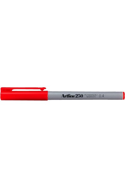 Generic EK-250 Fine Line Style Permanent Marker Pen with Red Ink 12 Pack, 0.4...