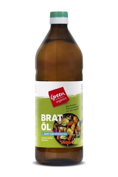 Green Organics Ulei pentru prajit de floarea soarelui 750ml GO