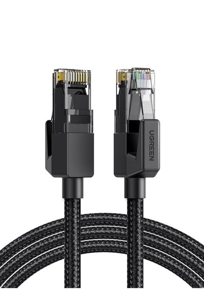Ugreen كابل إيثرنت Cat6 U/UTP، 2 متر، أسود