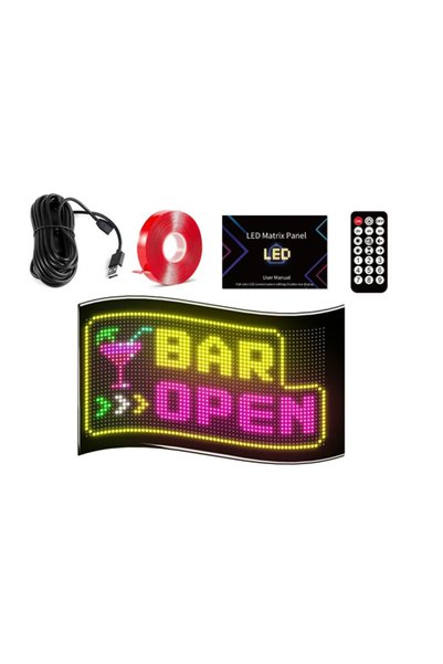 OEM Πίνακας RGB LED Matrix Panel 32×64 5V 2A 330x200mm
