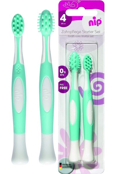 Generic Toothcare Set, Dental Care Starter Kit, Green, 4M+, 1 of Piece