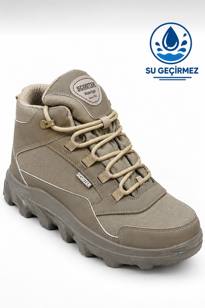 PAPATAY 9741 Erkel Trekking Su Geçirmez Yarım Boğazlı Kışlık Bot - Ortopedik ...
