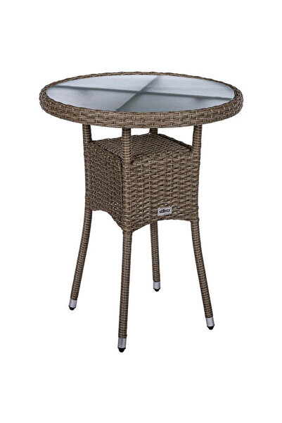 STILISTA Masa rotunda pentru gradina, 60 cm, crem