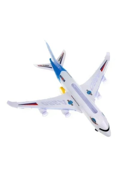 OEM Αεροπλάνο A380 Airbus με φως, ήχο, κίνηση 3+ W258-1 σε μπλε χρώμα