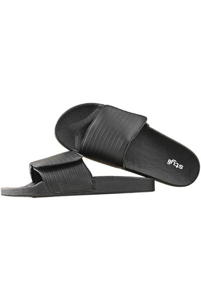 Generic Men Velcro Strap Thick Band Slides
