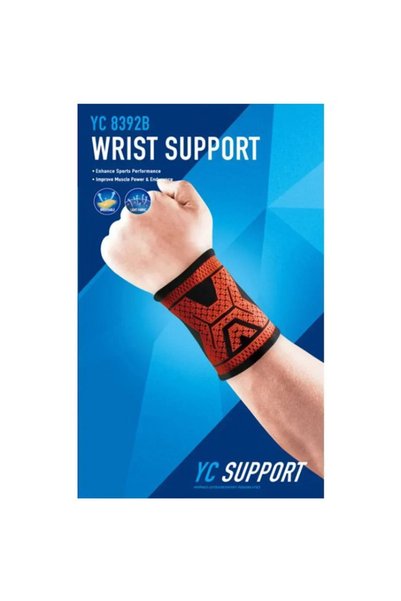 OEM Αθλητικό περικάρπιο YC 8392B μαύρο-Πορτοκαλί YC Support