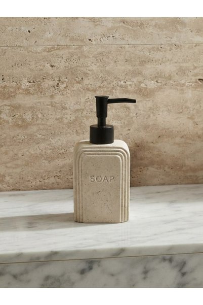 Tekbir ArtWorks Decorativ Cremă ceramică de culoare crem Suport pentru săpun ...