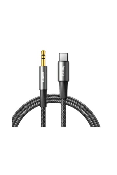 Remax Αντάπτορας ήχου Type-C to 3.5mm C26 σε μαύρο χρώμα