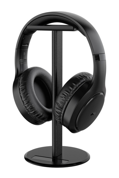 HP Ακουστικά κεφαλής Bluetooth 5.3 με επιτραπέζια βάση στήριξης σε μαύρο χρώμ...
