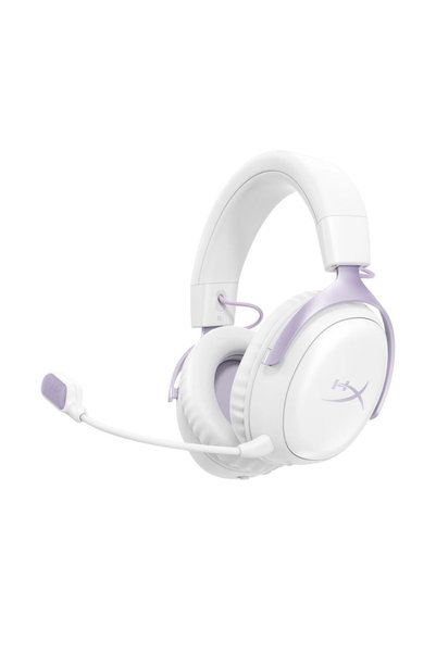 HyperX Cloud III S Kablosuz Oyuncu Kulaklığı Beyaz / Lavanta D95DFAA