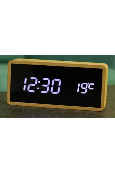 OEM Επιτραπέζιο ξύλινο ψηφιακό ρολόι