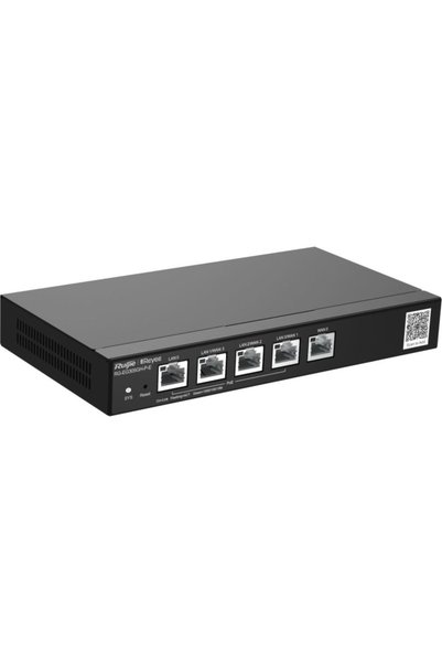 RUIJIE Reyee RG-EG305GH-P-E 5 Port Gigabit, Web Yönetilebilir, 4 WANs, 300 Kullanıcı, 300 Mbps Rout