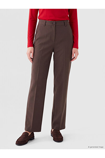 LC Waikiki بنطلون نسائي LCW Modest ذو خصر مرتفع