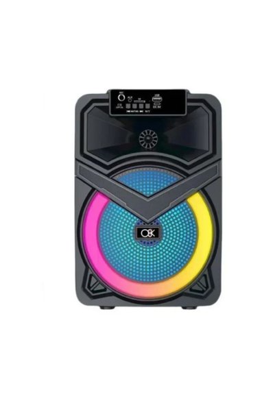 OEM Ασύρματο φορητό ηχείο Bluetooth με μικρόφωνο BT-8107 σε μαύρο χρώμα