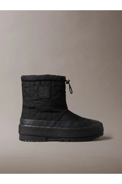 Calvin Klein Women's Black Boots & Booties with Brand Logo, Suitable for Dail...