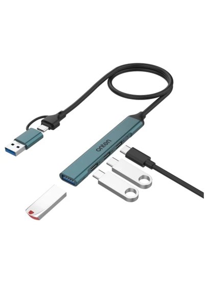OEM Αντάπτορας USB Hub 4 in 2 Smart Hub OTN-UCA9703