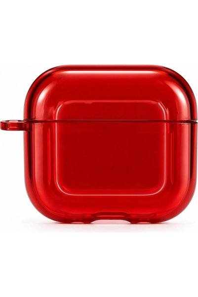 Vivid Θήκη TPU για Airpods με Βάση Στήριξης Apple Airpods 4/4 ANC Scarlett - ...