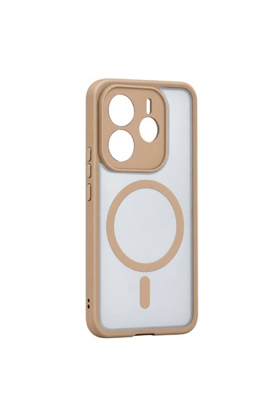 TheGencoo غطاء Xiaomi Redmi Note 14 4G Loji Magsafe - تيتانيوم الصحراء