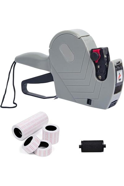 Generic Price Gun Set, 1-Line 8 Digits Price Label Gun Machine for Retail Sto...