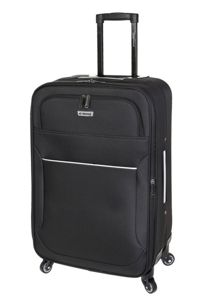 Diplomat Troler extensibil mediu ZC 3004, poliester, 4 roți, 68 cm, negru