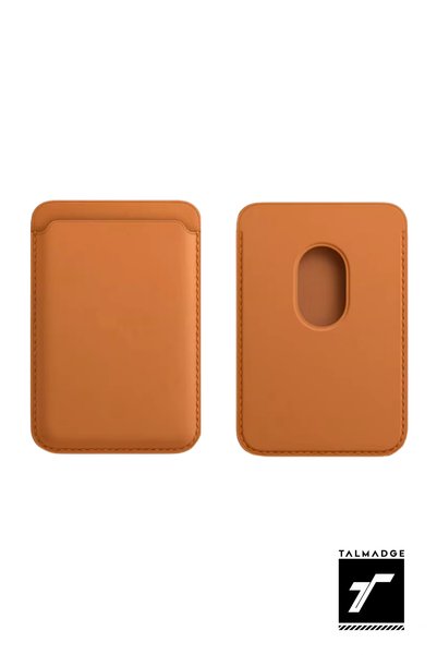 Talmadge Magsafe Wallet Leather Magnetic Card Holder Compatible with All Phone Models