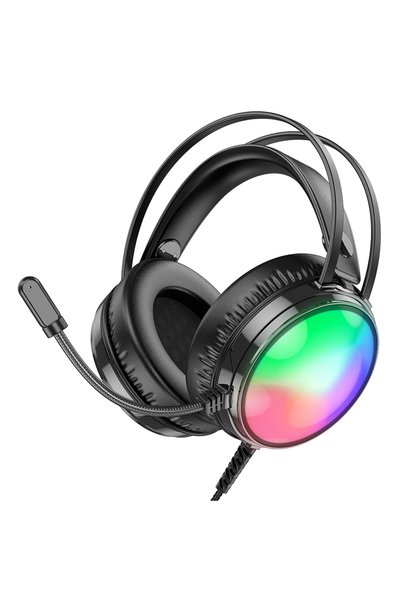 OEM Borofone BO108 Flame Gaming ακουστικά με LED φωτισμό, μικρόφωνο και USB/3...