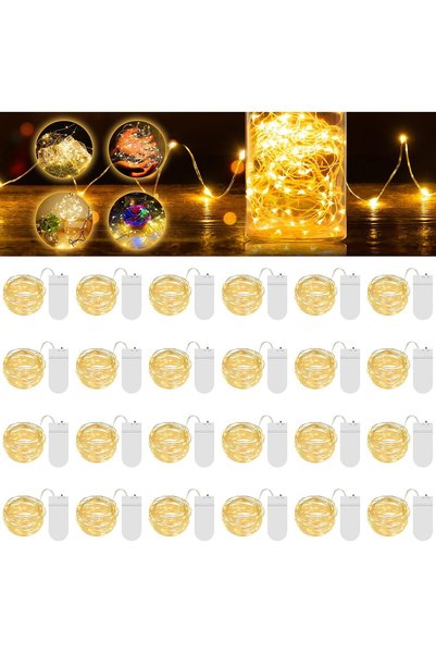 Generic LED Fairy Lights, 6.56ft/2M 20LED Battery Operated String Lights, Chr...