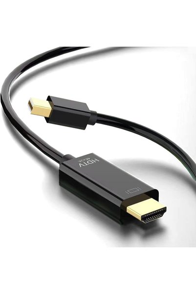 Generic كابل Mini DisplayPort إلى HDMI بطول 6 أقدام بدقة 4K@60Hz، متوافق مع M...