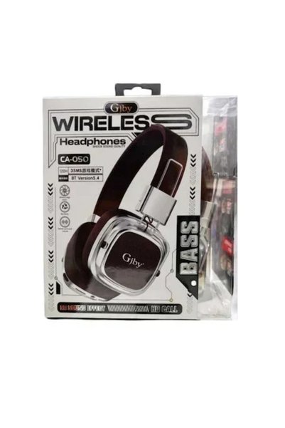 OEM Ασύρματα Bluetooth On Ear ακουστικά σκούρο καφέ Gjby CA-050