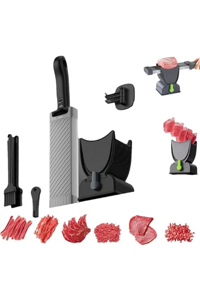 OEM Συσκευή κοπής κρέατος Fresh Meat Slicer σε μαύρο χρώμα