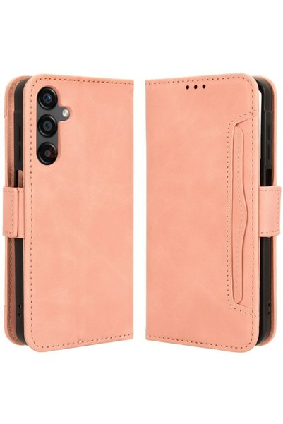 XGSM Husă tip carte pentru Samsung Galaxy A25 5G, cu slot pentru card, roz