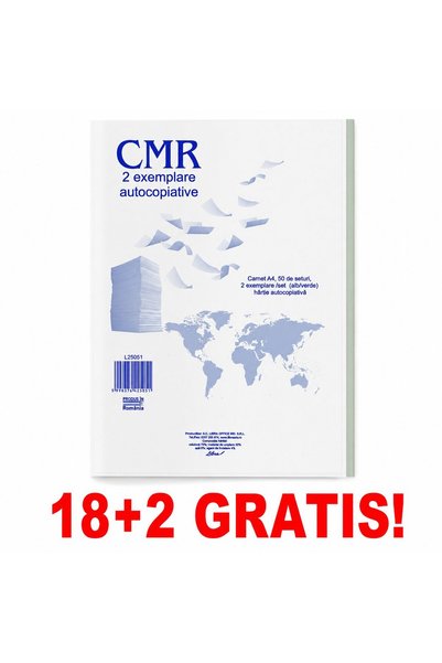 Libra 18+2 GRATIS CMR 2 exemplare 50 seturi / carnet 100 file