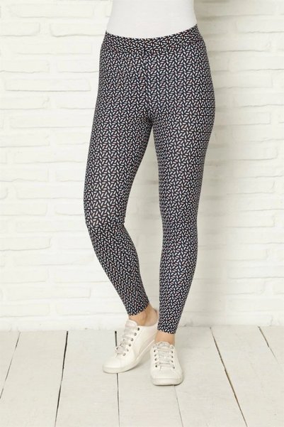 Mariposa Secret Combed Cotton Lycra Tights Navy Blue