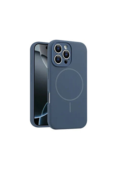 Apple Θήκη σιλικόνης MagSafe για iphone 14 Pro Max σε μπλε χρώμα