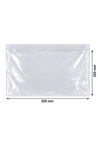 INATECH Set 100 Plicuri Port-Document AWB, C4, 325 x 220 mm, Autoadezive, Tra...