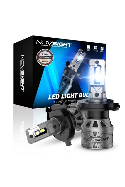 NOVSIGHT Σετ λάμπες LED A500-N61-H4 6500K 60W 13000lm 9-32V 2 τεμάχια