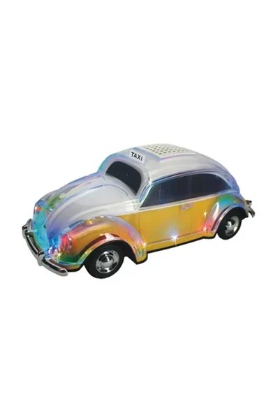 OEM Ασύρματο ηχείο Taxi Car Wireless Speaker με LED φωτισμό WS-1937BT σε κίτρ...