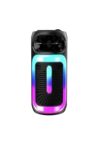 OEM Ασύρματο φορητό ηχοσύστημα (Bluetooth/USB/TF/MIC) 8” 8W με LED RGB φωτισμ...
