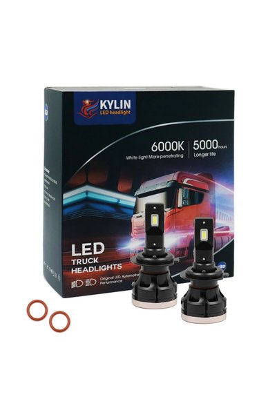 OEM Led λάμπες αυτοκινήτου - φορτηγού H7 12V-24V CANBUS 80W 6500K 8000LM 2 X ...