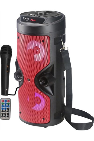 OEM Ηχείο Karaoke με ενσύρματo μικρόφωνο και εφέ φωτισμού CMiK MK-8895 σε κόκ...