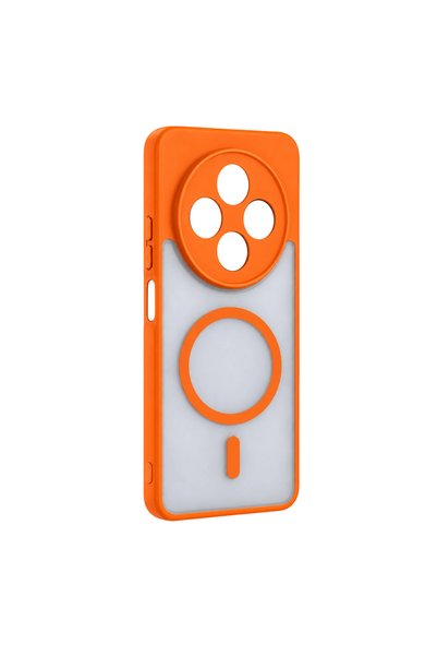 Generic Brand Xiaomi Redmi 14C Loji Magsafe Cover - Orange