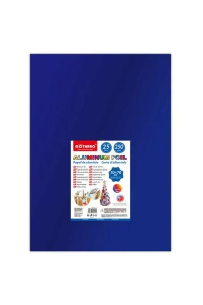 OEM Φύλλα αλουμινίου χειροτεχνίας 50x70 εκ. 250gr 25φ. MU164-5 σε μπλε χρώμα